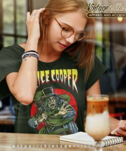 Alice Cooper Comic Book Shirt Women TShirt