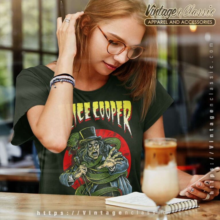 Alice Cooper Comic Book Shirt Women TShirt Alice Cooper Comic Book Shirt Women TShirt