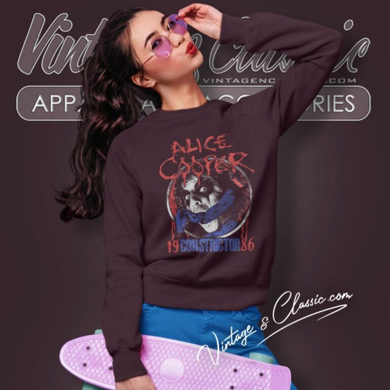 Alice Cooper Constrictor Rock Music Shirt Sweatshirt Alice Cooper Constrictor Rock Music Shirt Sweatshirt
