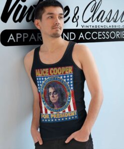 Alice Cooper For President Shirt Tank Top Racerback
