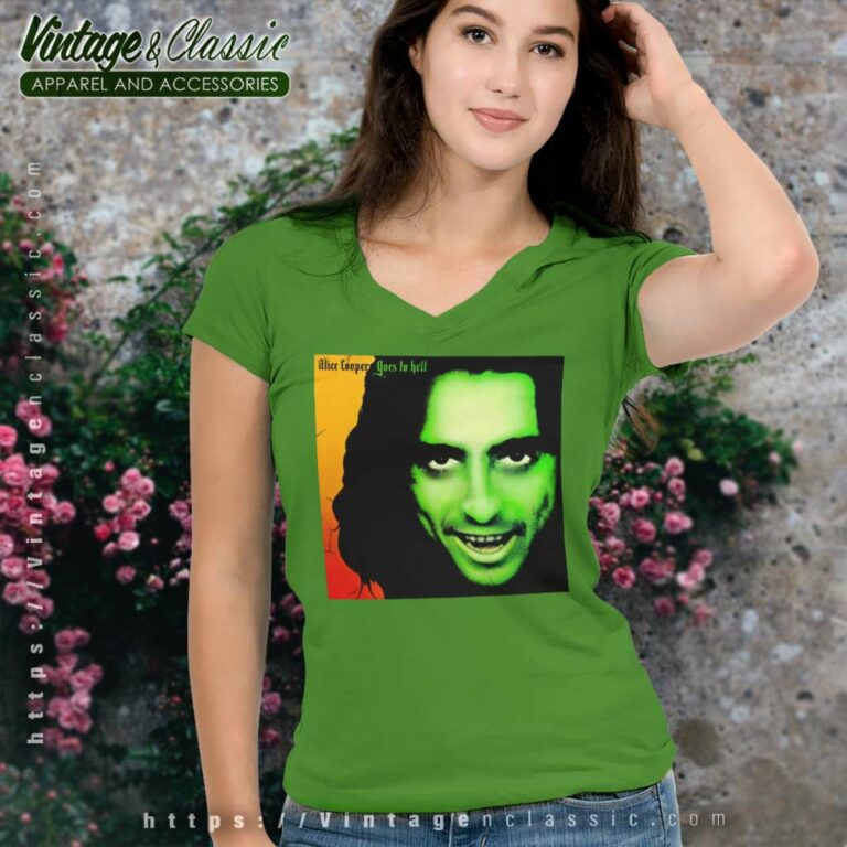 Alice Cooper Goes To Hell V Neck TShirt Alice Cooper Goes To Hell V Neck TShirt