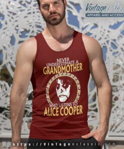 Alice Cooper Grandmother Tank Top Racerback