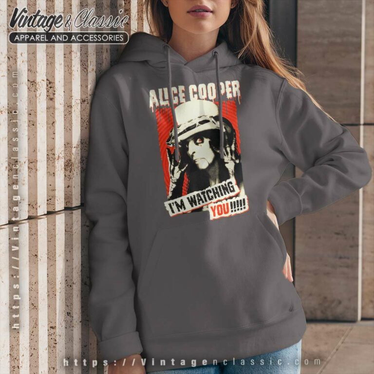Alice Cooper Im Watching You Hoodie Alice Cooper Im Watching You Hoodie