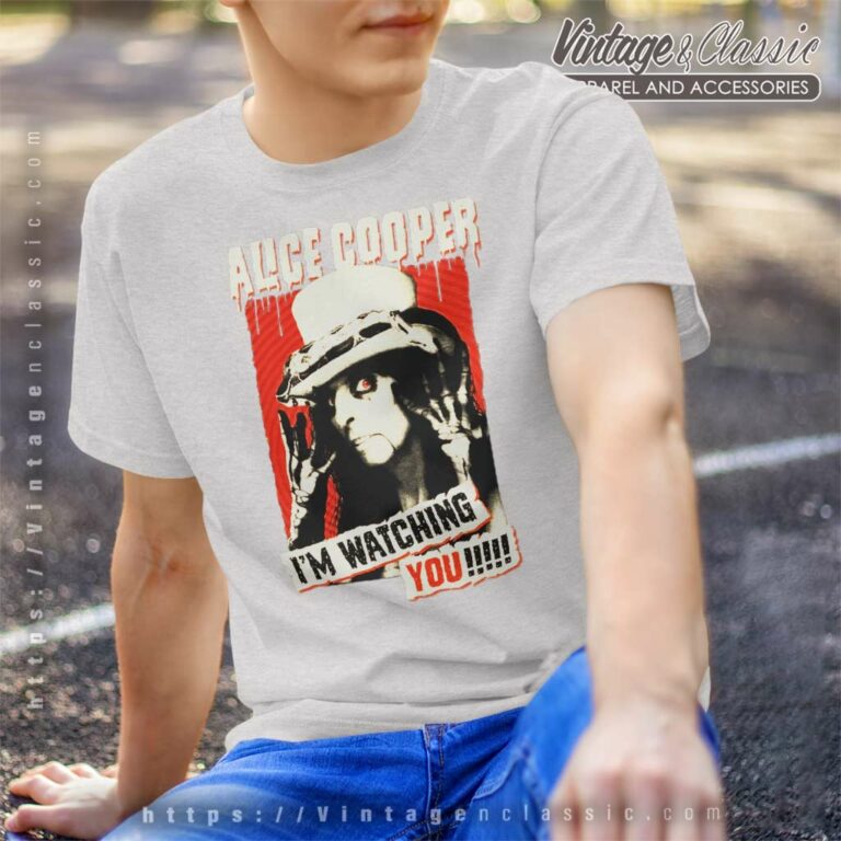 Alice Cooper Im Watching You T Shirt Alice Cooper Im Watching You T Shirt