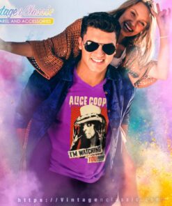 Alice Cooper Im Watching You Shirt 6 Alice Cooper Im Watching You V Neck TShirt