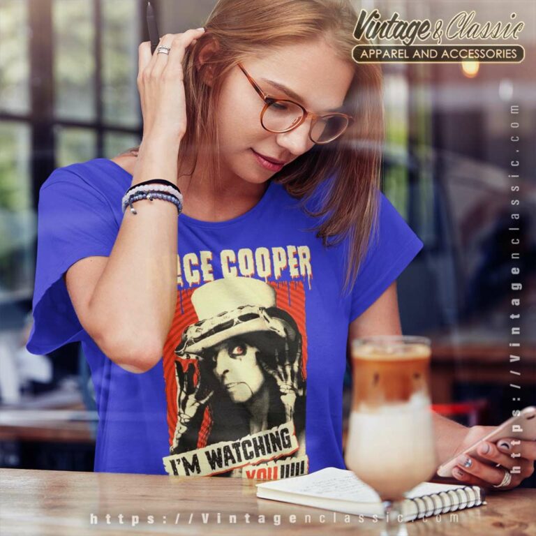 Alice Cooper Im Watching You Women TShirt Alice Cooper Im Watching You Women TShirt