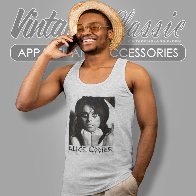 Alice Cooper Rock Music Tank Top Racerback Alice Cooper Rock Music Tank Top Racerback