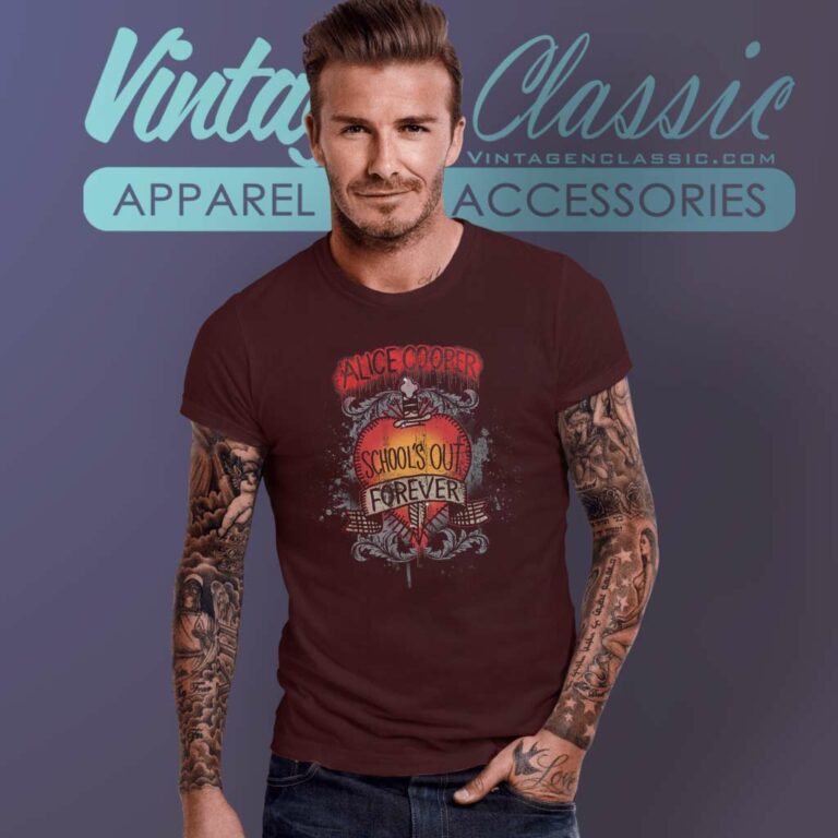 Alice Cooper Schools Out Dagger T Shirt Alice Cooper Schools Out Dagger T Shirt