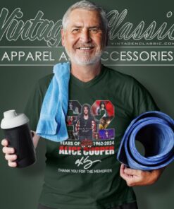Alice Cooper Shirt 1962 2024 Thank You For The Memories V Neck TShirt