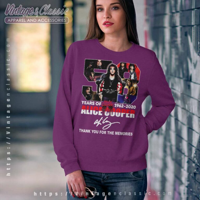 Alice Cooper Shirt 2021 Thank You For The Memories Sweatshirt Alice Cooper Shirt 2021 Thank You For The Memories Sweatshirt