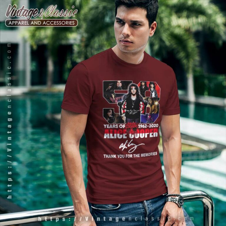 Alice Cooper Shirt 2021 Thank You For The Memories T Shirt Alice Cooper Shirt 2021 Thank You For The Memories T Shirt