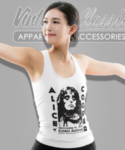 Alice Cooper Shirt Cobo Arena Concert Tour Graphic Tank Top Racerback