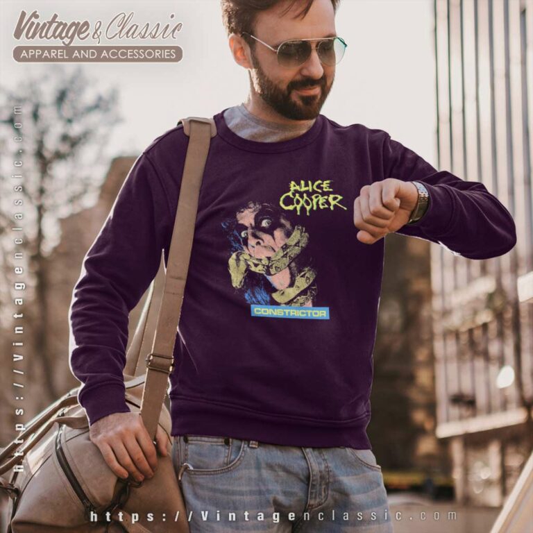 Alice Cooper Shirt Constrictor The Night Returns Sweatshirt Alice Cooper Shirt Constrictor The Night Returns Sweatshirt