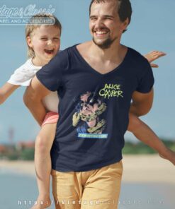 Alice Cooper Shirt Constrictor The Night Returns V Neck TShirt