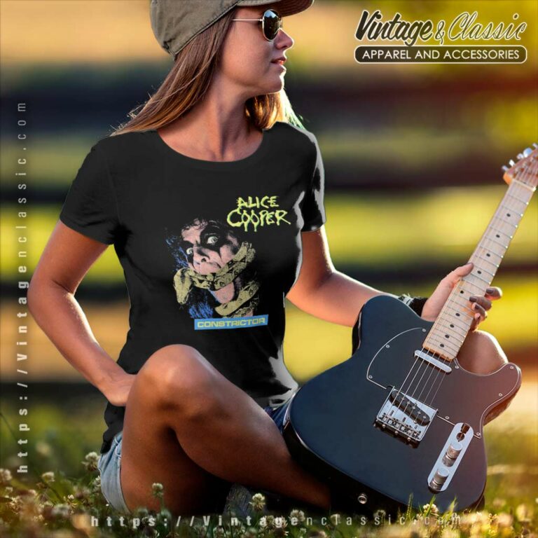 Alice Cooper Shirt Constrictor The Night Returns Women TShirt Alice Cooper Shirt Constrictor The Night Returns Women TShirt