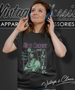 Alice Cooper Shirt Crazy From The Inside Rock Music Women T Shirt