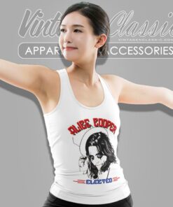 Alice Cooper Shirt Elected Top Hat Face Graphic Tank Top Racerback