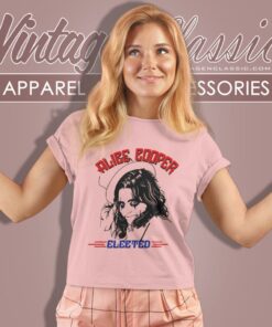 Alice Cooper Shirt Elected Top Hat Face Graphic Women T Shirt