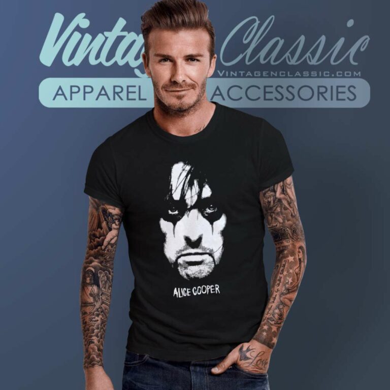Alice Cooper Shirt Face Portrait World Tour T Shirt Alice Cooper Shirt Face Portrait World Tour T Shirt