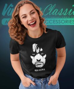 Alice Cooper Shirt Face Portrait World Tour Women TShirt