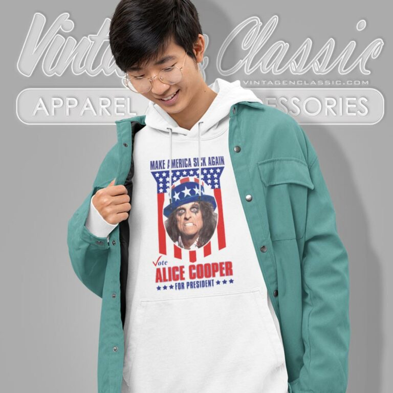 Alice Cooper Shirt For President 2024 Make America Hoodie Alice Cooper Shirt For President 2024 Make America Hoodie