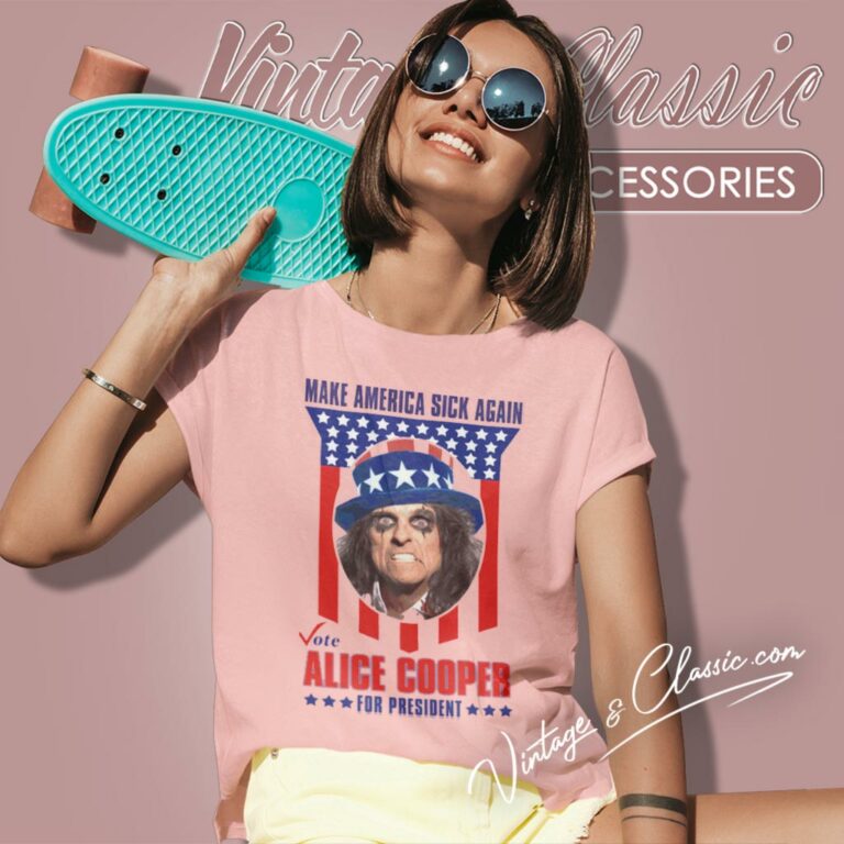 Alice Cooper Shirt For President 2024 Make America Women T Shirt Alice Cooper Shirt For President 2024 Make America Women T Shirt