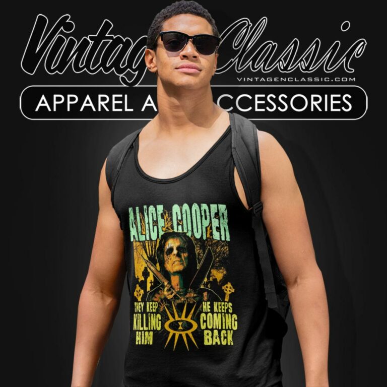 Alice Cooper Shirt Graveyard Rock Heavy Metal Tank Top Racerback Alice Cooper Shirt Graveyard Rock Heavy Metal Tank Top Racerback