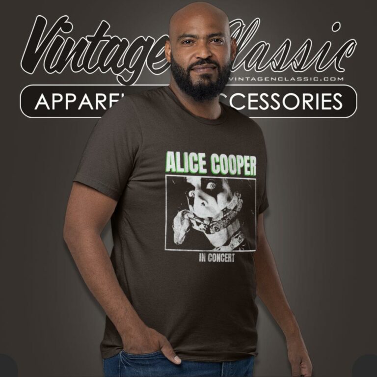 Alice Cooper Shirt In Concert Snake Logo T Shirt Alice Cooper Shirt In Concert Snake Logo T Shirt