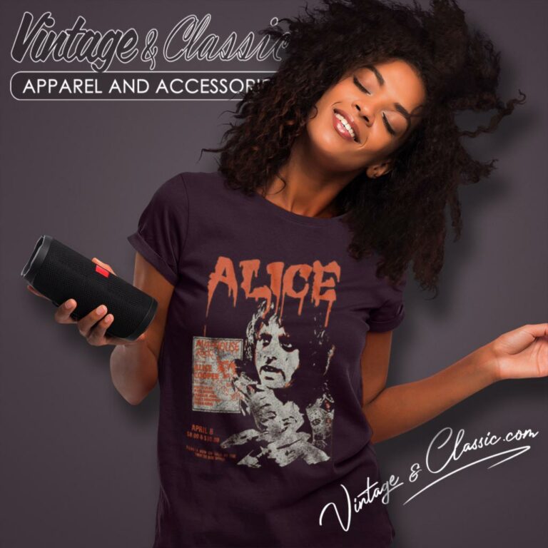 Alice Cooper Shirt Mad House Rock Tour 1979 Mens Graphic Women T Shirt Alice Cooper Shirt Mad House Rock Tour 1979 Mens Graphic Women T Shirt