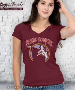 Alice Cooper Shirt Mad House Rock V Neck TShirt