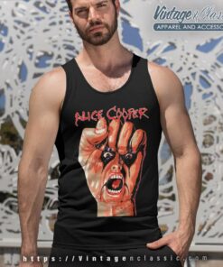 Alice Cooper Shirt Raise Your Fist And Yell Tank Top Racerback