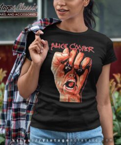 Alice Cooper Shirt Raise Your Fist And Yell Women TShirt
