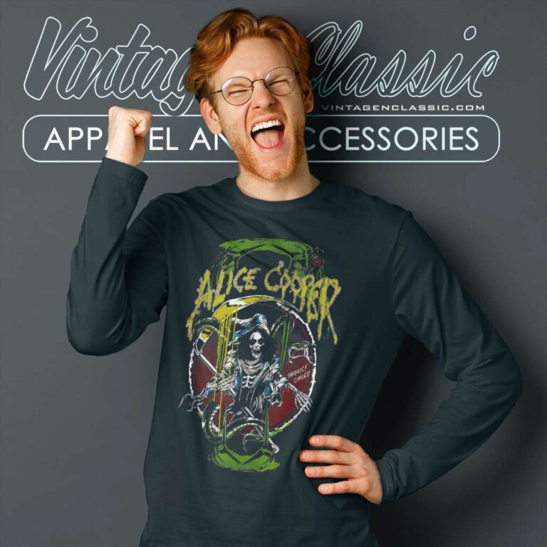 Alice Cooper Shirt Reaper Raise The Dead Variant Long Sleeve Tee 1 Alice Cooper Shirt Reaper Raise The Dead Variant Long Sleeve Tee 1