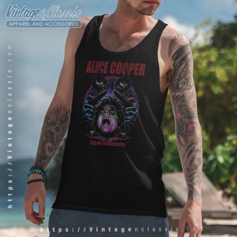 Alice Cooper Shirt Song Feed My Frankenstein Tank Top Racerback Alice Cooper Shirt Song Feed My Frankenstein Tank Top Racerback