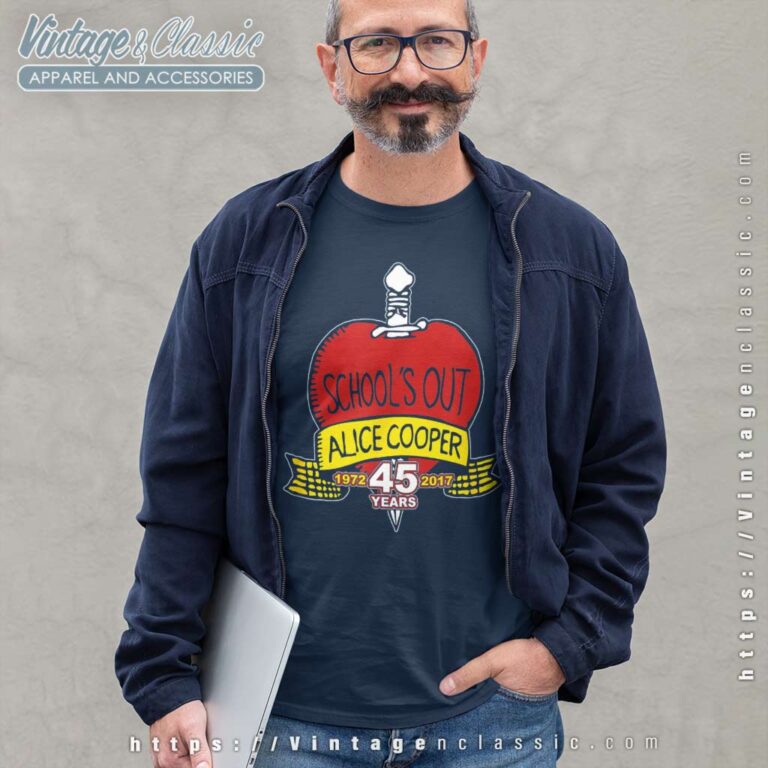 Alice Cooper Shirt Song Schools Out 45th Anniversary Long Sleeve Tee Alice Cooper Shirt Song Schools Out 45th Anniversary Long Sleeve Tee