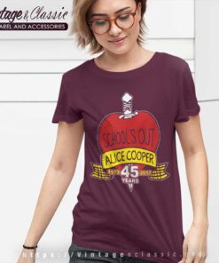 Alice Cooper Shirt Song Schools Out 45th Anniversary Women TShirt