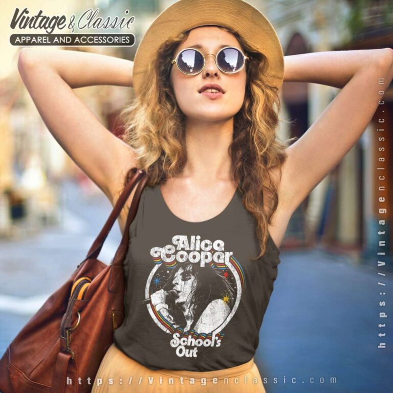 Alice Cooper Shirt Song Schools Out Tank Top Racerback Alice Cooper Shirt Song Schools Out Tank Top Racerback