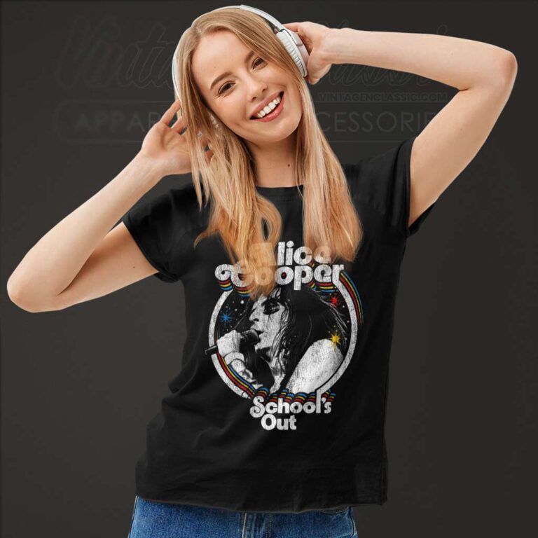 Alice Cooper Shirt Song Schools Out Women TShirt Alice Cooper Shirt Song Schools Out Women TShirt