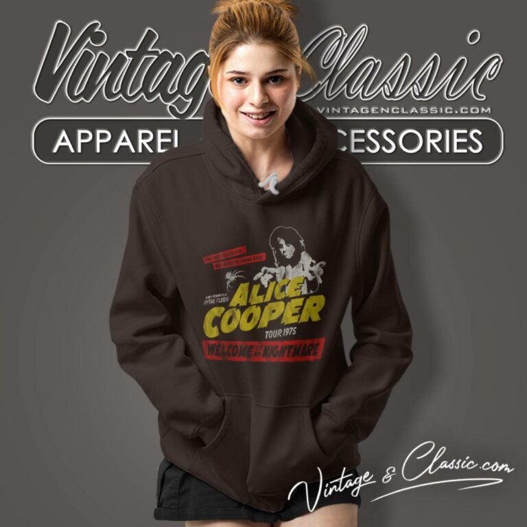 Alice Cooper Shirt Welcome To My Nightmare Rock Music Hoodie Alice Cooper Shirt Welcome To My Nightmare Rock Music Hoodie