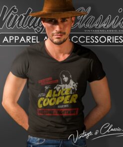 Alice Cooper Shirt Welcome To My Nightmare Rock Music V Neck TShirt