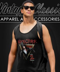 Alice Cooper Shirt Welcome To My Nightmare Rock Tank Top Racerback