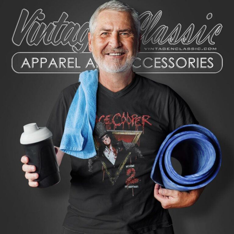 Alice Cooper Shirt Welcome To My Nightmare Rock V Neck TShirt Alice Cooper Shirt Welcome To My Nightmare Rock V Neck TShirt