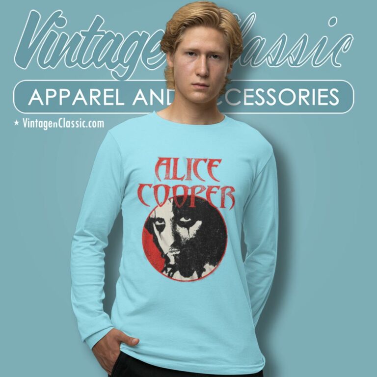 Alice Cooper Shock Rock Long Sleeve Tee Alice Cooper Shock Rock Long Sleeve Tee