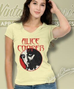 Alice Cooper Shock Rock V Neck TShirt