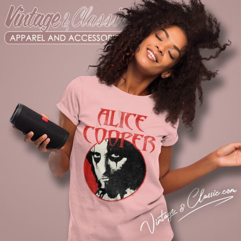 Alice Cooper Shock Rock Women T Shirt Alice Cooper Shock Rock Women T Shirt