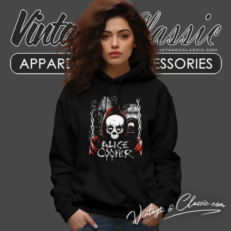 Alice Cooper Skull Retro Graphic Hoodie 1 Alice Cooper Skull Retro Graphic Hoodie 1