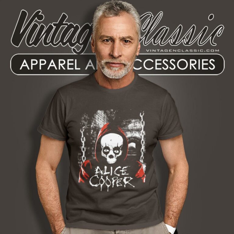 Alice Cooper Skull Retro Graphic T Shirt 1 Alice Cooper Skull Retro Graphic T Shirt 1