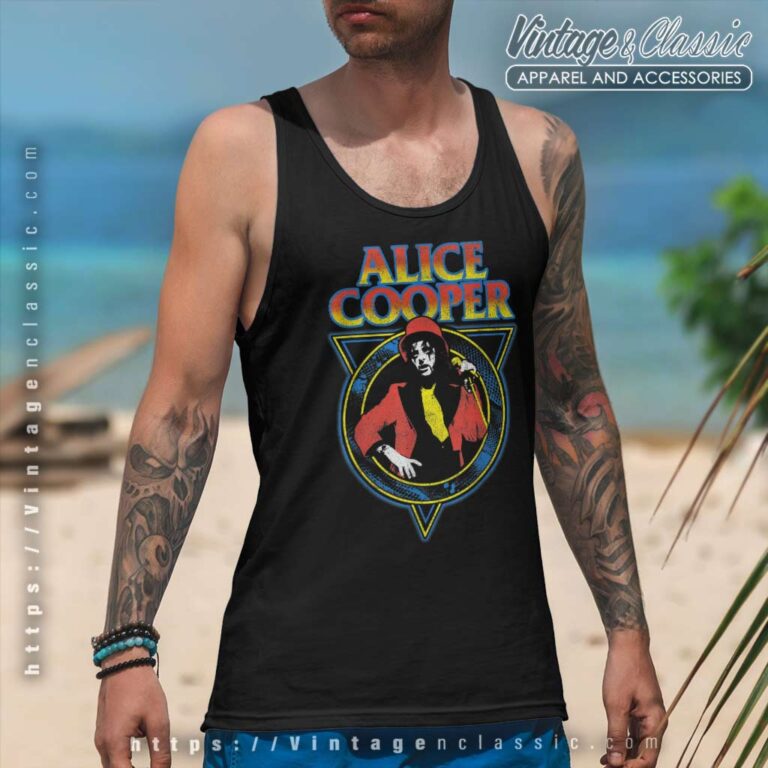 Alice Cooper Snake Skin Shirt Tank Top Racerback Alice Cooper Snake Skin Shirt Tank Top Racerback