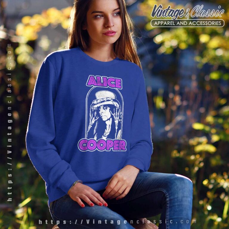 Alice Cooper Top Hat Shirt Sweatshirt 1 Alice Cooper Top Hat Shirt Sweatshirt 1