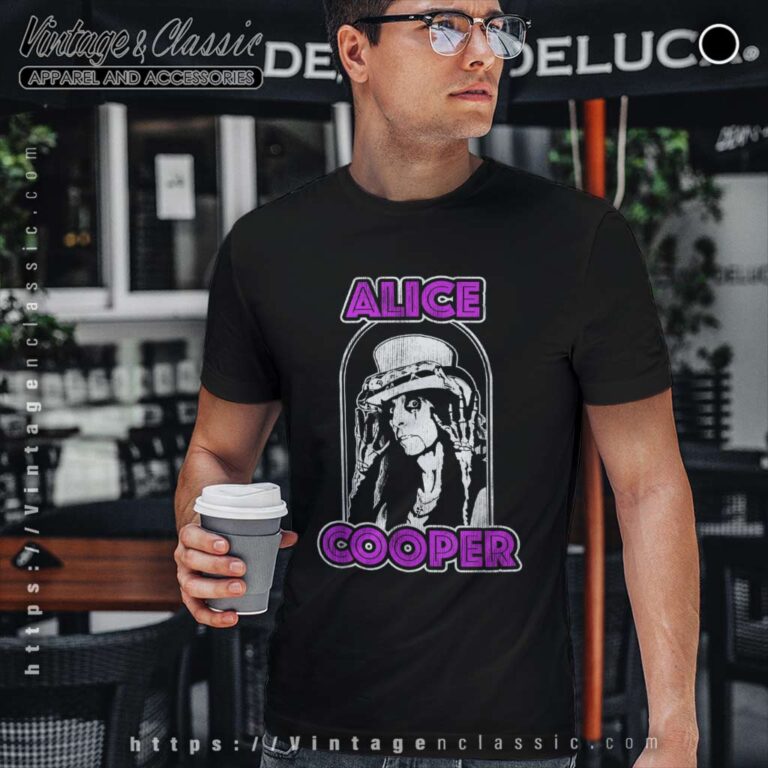 Alice Cooper Top Hat Shirt T Shirt 1 Alice Cooper Top Hat Shirt T Shirt 1